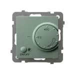 AS Regulator temperatury z czujnikiem napowietrznym - kolor zielony mat