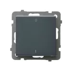 SONATA Łącznik dwubiegunowy - kolor szary grafit