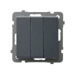 SONATA Łącznik potrójny - kolor szary grafit