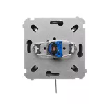 Simon Basic WMUL-0K01Px-Y011 Łącznik chwilowy jednobiegunowy z kluczem, 2 pozycyjny, „0-I” styk N/O. Możliwość wyjęcia klucza tylko w pozycji 0; czarny