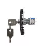 Simon Basic WMUL-0K01xx-Y011 Łącznik jednobiegunowy z kluczem, 2 pozycyjny, „0-I” styk N/O. Możliwość wyjęcia klucza w każdej pozycji; czarny