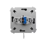 Simon Basic WMUL-0K01xx-Y011 Łącznik jednobiegunowy z kluczem, 2 pozycyjny, „0-I” styk N/O. Możliwość wyjęcia klucza w każdej pozycji; czarny