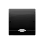 Simon Basic WMUL-0H1xx1-Y011 Łącznik hotelowy pojedynczy z podświetleniem LED, Imax 10 (2) A; czarny