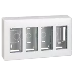Simon Connect TSC-51000004-030 Obudowa natynkowa S500 4-modułowa, 8x K45; kompletna; czysta biel