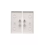 Simon 55 WMDL-K015xx-114 Klawisz podwójny do: SW5M, SP2M; Jasnoszary mat