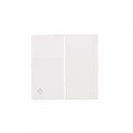 Simon 55 WMDL-K015xx-111AB Klawisz podwójny do: SW5M, SP2M; Antybakteryjny; Biały mat