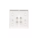 Simon 55 WMDL-K015xx-111AB Klawisz podwójny do: SW5M, SP2M; Antybakteryjny; Biały mat