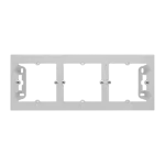 Simon 55 WMDZ-204xxx-143 Puszka natynkowa 3-krotna do ramek LINE/DUO. Wyokość: 40mm; Aluminium mat