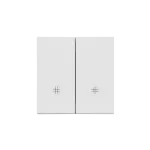 Simon 55 WMDL-K019L2-114 Klawisz podwójny z piktogramami krzyżowymi do: SW7/2M, SW6/2WM; Jasnoszary mat