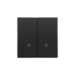 Simon 55 WMDL-K019L2-149 Klawisz podwójny z piktogramami krzyżowymi do: SW7/2M, SW6/2WM; Czarny mat