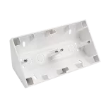 Simon 54 Premium WMDZ-302xxR-011 Puszka natynkowa narożna 2-krotna do ramek PREMIUM; biały