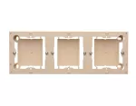 WMYZ-203xxx-9012 Puszka natynkowa płytka (31mm) potrójna; beż