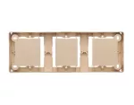 WMYZ-203xxx-9012 Puszka natynkowa płytka (31mm) potrójna; beż