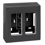 Simon Connect TSC-51000002-038 Obudowa natynkowa S500 2-modułowa, 4x K45; kompletna; szary grafit