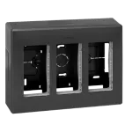 Simon Connect TSC-51000003-038 Obudowa natynkowa S500 3-modułowa, 6x K45; kompletna; szary grafit