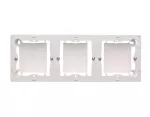 WMYZ-203xxx-1012 Puszka natynkowa płytka (31mm) potrójna; biały