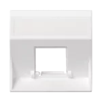 Simon Connect TSC-50000181-030 Płytka S500, 1x RJ bez osłon skośna; do adapterów MD; czysta biel