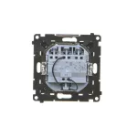 Simon 55 WMDL-031xx5-149 Przycisk potrójny z podświetleniem LED (moduł) 10 AX, 250 V~, szybkozłącza; Czarny mat