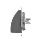 Simon 55 WMDB-0B2xxx-116 Wyjście kablowe (moduł). Dopuszczalna średnica przyłączanego przewodu: 6,2-14,5 mm; Grafitowy mat