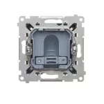 Simon 55 WMDB-0B2xxx-116 Wyjście kablowe (moduł). Dopuszczalna średnica przyłączanego przewodu: 6,2-14,5 mm; Grafitowy mat