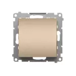 Simon 55 WMDB-0B2xxx-144 Wyjście kablowe (moduł). Dopuszczalna średnica przyłączanego przewodu: 6,2-14,5 mm; Szampański mat