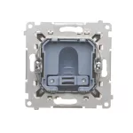 Simon 55 WMDB-0B2xxx-144 Wyjście kablowe (moduł). Dopuszczalna średnica przyłączanego przewodu: 6,2-14,5 mm; Szampański mat