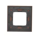 Simon 54 Nature WMDZ-0110xS-086 Ramka 1-krotna Nature-Drewno, ZŁOTY ORZECH, IP20/IP44 (IP44-należy zastosować uszczelkę ramki DUN1)