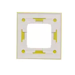 Simon 54 Nature WMDZ-0110xS-090 Ramka 1-krotna Nature-Szkło, LIMONKOWY SORBET, IP20/IP44 (IP44-należy zastosować uszczelkę ramki DUN1)