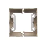 Simon 54 Premium WMDZ-22xCxx-044 Puszka natynkowa pojedyncza, składana do ramek Simon 54 PREMIUM. Głębokość 40 mm (1 szt. DSC/.. = 2 elementy); złoty mat