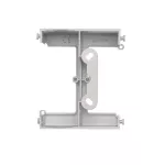 Simon 54 Premium WMDZ-22xHxx-043 Puszka natynkowa – element rozszerzający puszkę pojedynczą składaną DSC do ramek wielokrotnych. Głębokość 40 mm; srebrny mat