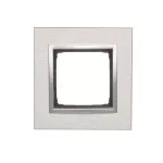 Simon 54 Nature WMDZ-0110xS-077 Ramka 1-krotna Nature-Metal, INOX KLASYCZNY, IP20/IP44 (IP44-należy zastosować uszczelkę ramki DUN1)