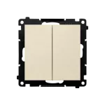 Simon 55 WMDL-01032X-144 Przycisk poczwórny (moduł) 10 AXm, 250 V~, szybkozłącza; Szampański mat