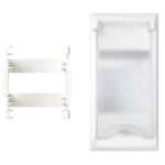 Simon Connect TSC-50000074-030 Płytka S500 z pokrywą do aparatury modułowej 2-pol.; czysta biel