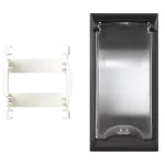 Simon Connect TSC-50000074-038 Płytka S500 z pokrywą do aparatury modułowej 2-pol.; szary grafit