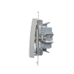 Simon 54 WMDL-031xxx-043 Łącznik potrójny (moduł) 10AX, 250V~, szybkozłącza; srebrny mat