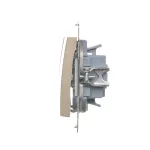 Simon 54 WMDL-031xxx-044 Łącznik potrójny (moduł) 10AX, 250V~, szybkozłącza; złoty mat