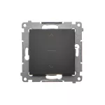 Simon 54 WMDL-042xx4-049 Łącznik roletowy trójpozycyjny 1-0-2 (moduł); czarny