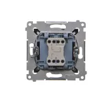 Simon 54 WMDL-042xx4-049 Łącznik roletowy trójpozycyjny 1-0-2 (moduł); czarny