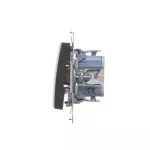 Simon 54 WMDL-080xxx-049 Przycisk „światło” (moduł) 10AX, 250V~, szybkozłącza; czarny