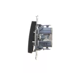 Simon 54 WMDL-081xxx-049 Przycisk „światło” z podświetleniem LED (moduł) 10AX, 250V~, szybkozłącza; czarny