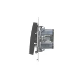 Simon 54 WMDL-080x2x-049 Przycisk „światło” (moduł) 16AX, 250V~, zaciski śrubowe; czarny