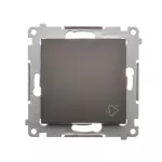 Simon 54 WMDL-090x2x-046 Przycisk „dzwonek” (moduł) 16AX, 250V~, zaciski śrubowe; brąz mat