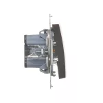 Simon 54 WMDL-080x2x-046 Przycisk „światło” (moduł) 16AX, 250V~, zaciski śrubowe; brąz mat