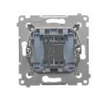 Simon 54 WMDL-081x2x-046 Przycisk „światło” z podświetleniem LED (moduł) 16AX, 250V~, zaciski śrubowe; brąz mat