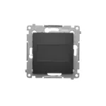 Simon 54 WMDZ-611xx1-049 Zaślepka ramki (moduł). Mocowanie za pomocą łapek lub wkrętów; czarny