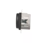 Simon 54 WMDS-004xLx-049 Ściemniacz obrotowy do LED ściemnialnych 230 V (moduł) 2–250 W; czarny. Maksymalna ilość zródeł LED - 10 szt.