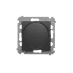 Simon 54 WMDS-004x0x-049 Ściemniacz naciskowo-obrotowy (moduł) 20–500 W; czarny