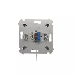 Simon 54 WMDL-0K01xx-049 Łącznik na kluczyk jednobiegunowy (moduł) 2 pozycyjny „0-I” styk N/O, 5 A, 250~. Możliwość wyjęcia klucza w każdej pozycji; czarny