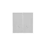 Simon 55 WMDL-K8x4xx-143 Klawisz podwójny z piktogramami "schody" do: SW6/2WM; Aluminium mat