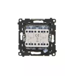 Simon 55 WMDL-01032X-149 Przycisk poczwórny (moduł) 10 AXm, 250 V~, szybkozłącza; Czarny mat